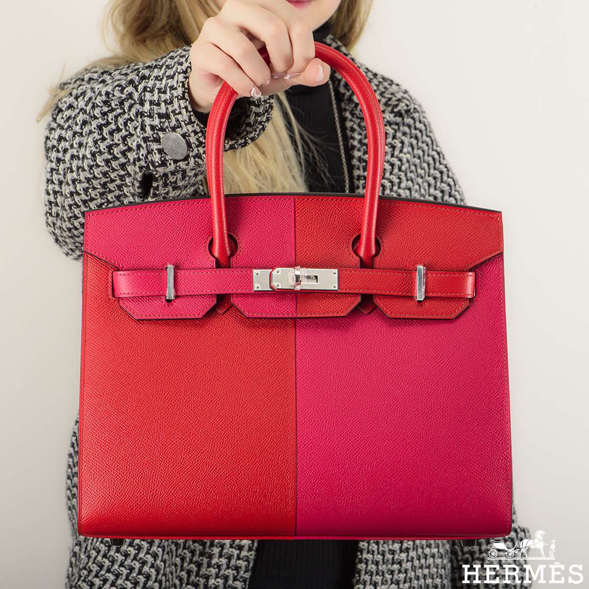 Hermès Birkin 30 Epsom Rouge Casaque